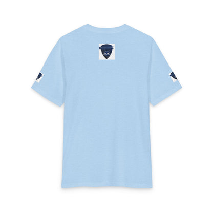 Bluestray Cat Shield T-Shirt — Retro Navy Crest Tee