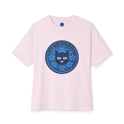 Blue Cat Stars Tee — "Bluestray" Graphic T-Shirt