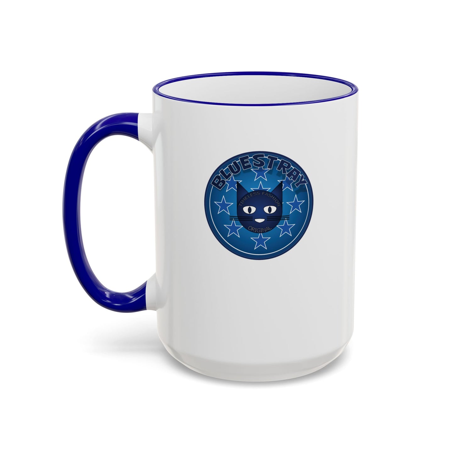 Bluestray Celtic Compass Accent Rim Mug — 11oz & 15oz Rustic Nautical Coffee Cup
