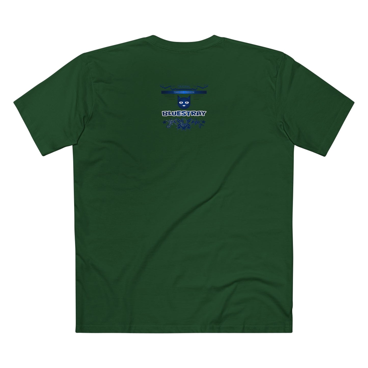 Bluestray Graphic Tee — Retro Cat Logo T-Shirt