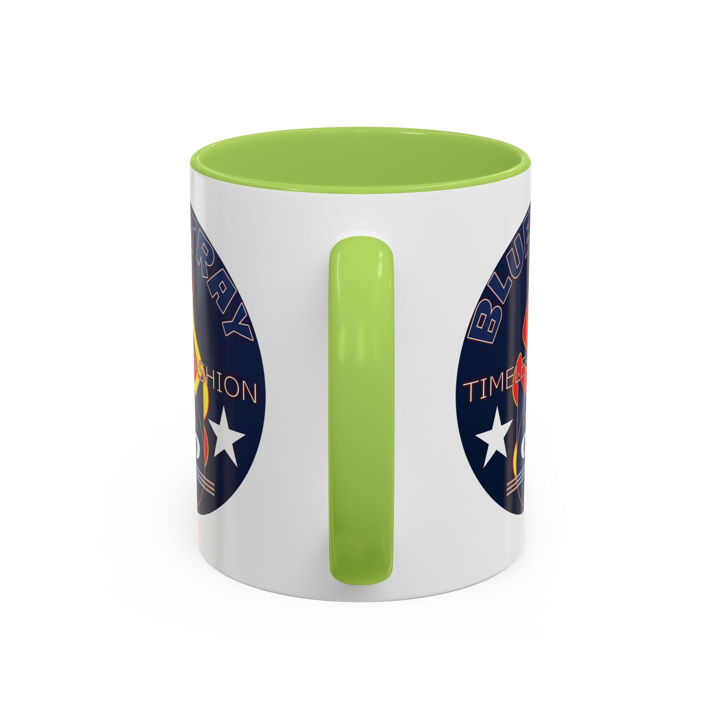 Bluestray Timeless Fashion Accent Coffee Mug — Retro Cat Logo 11/15oz