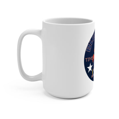 Bluestray Cat Logo 15oz Coffee Mug — Timeless Fashion Retro Design