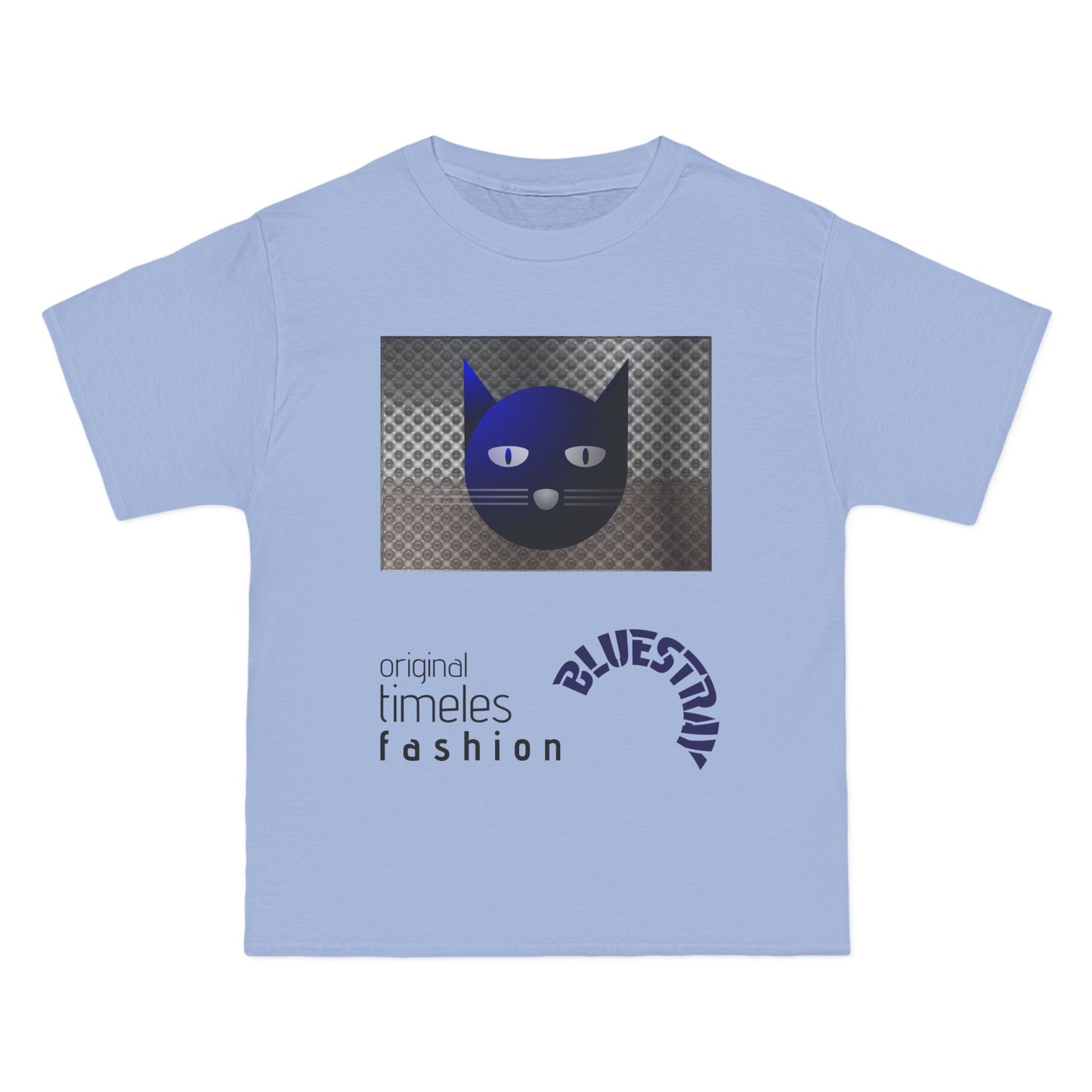 Bluestray Cat Graphic T-Shirt — 'BluesTown' Fashion Tee
