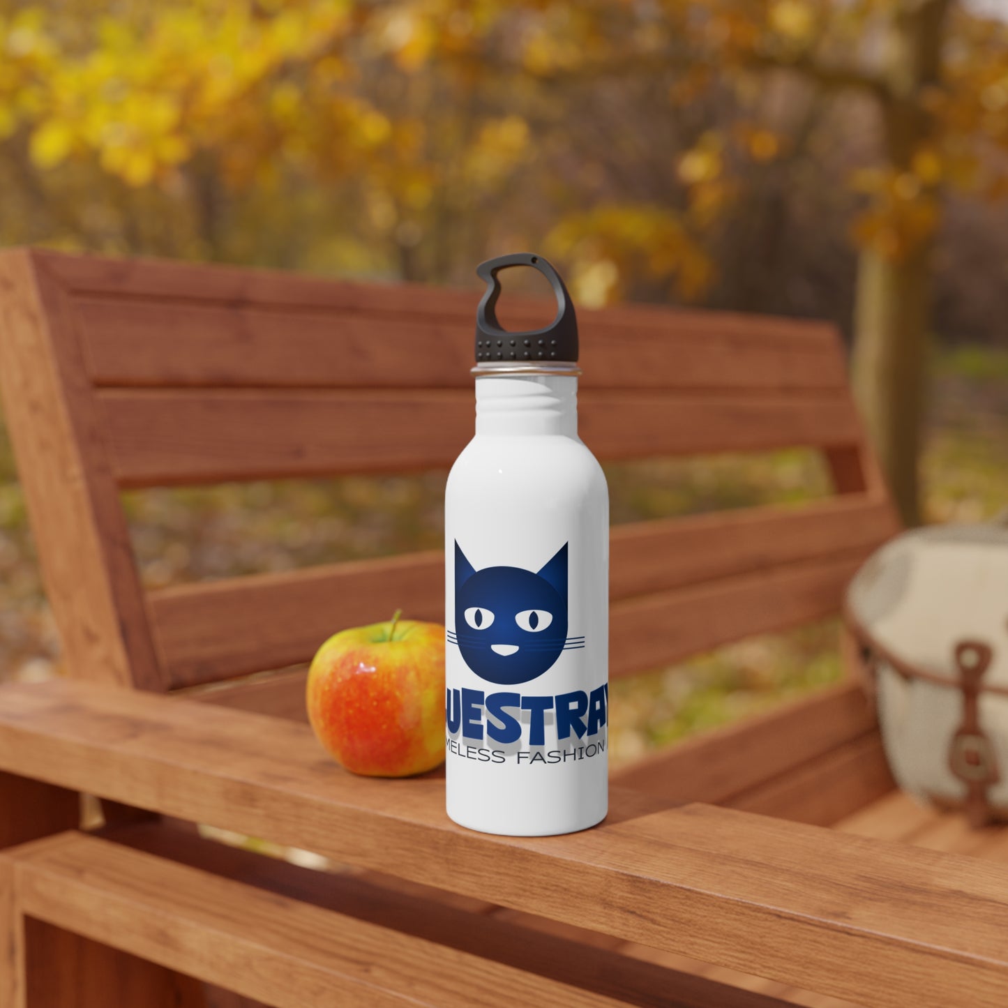 Bluestray Cat Stainless Steel Water Bottle — Timeless Fashion Logo