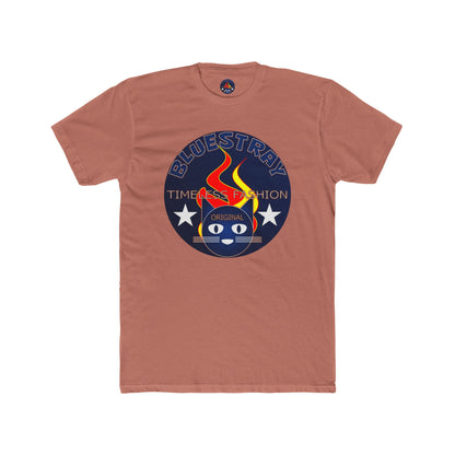 Retro Cat Flame Logo Tee — Bluestay Time & Motion Graphic T-Shirt