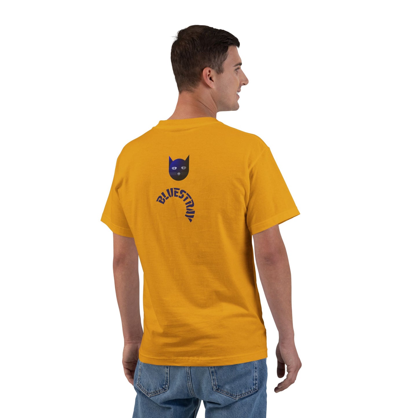 Bluestray Cat Graphic T-Shirt — 'BluesTown' Fashion Tee