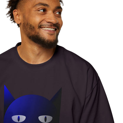 Bluestray Cat Tee — Graphic Men's Oversized T-Shirt