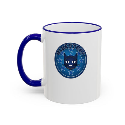 Bluestray Celtic Compass Accent Rim Mug — 11oz & 15oz Rustic Nautical Coffee Cup