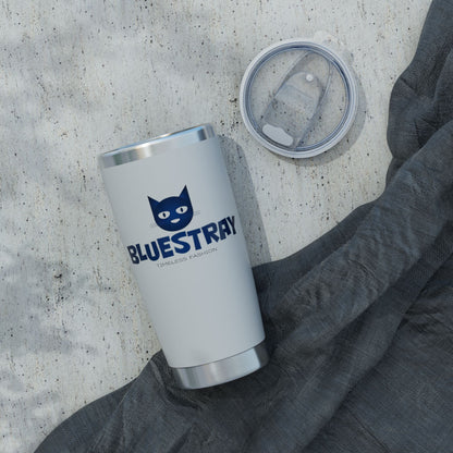 Bluestray Cat Logo Tumbler — 20oz Insulated Stainless Steel Travel Cup