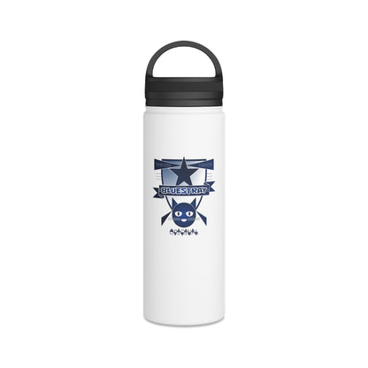 Bluestray Star Cat Stainless Steel Water Bottle — Insulated Travel Bottle with Handle Lid