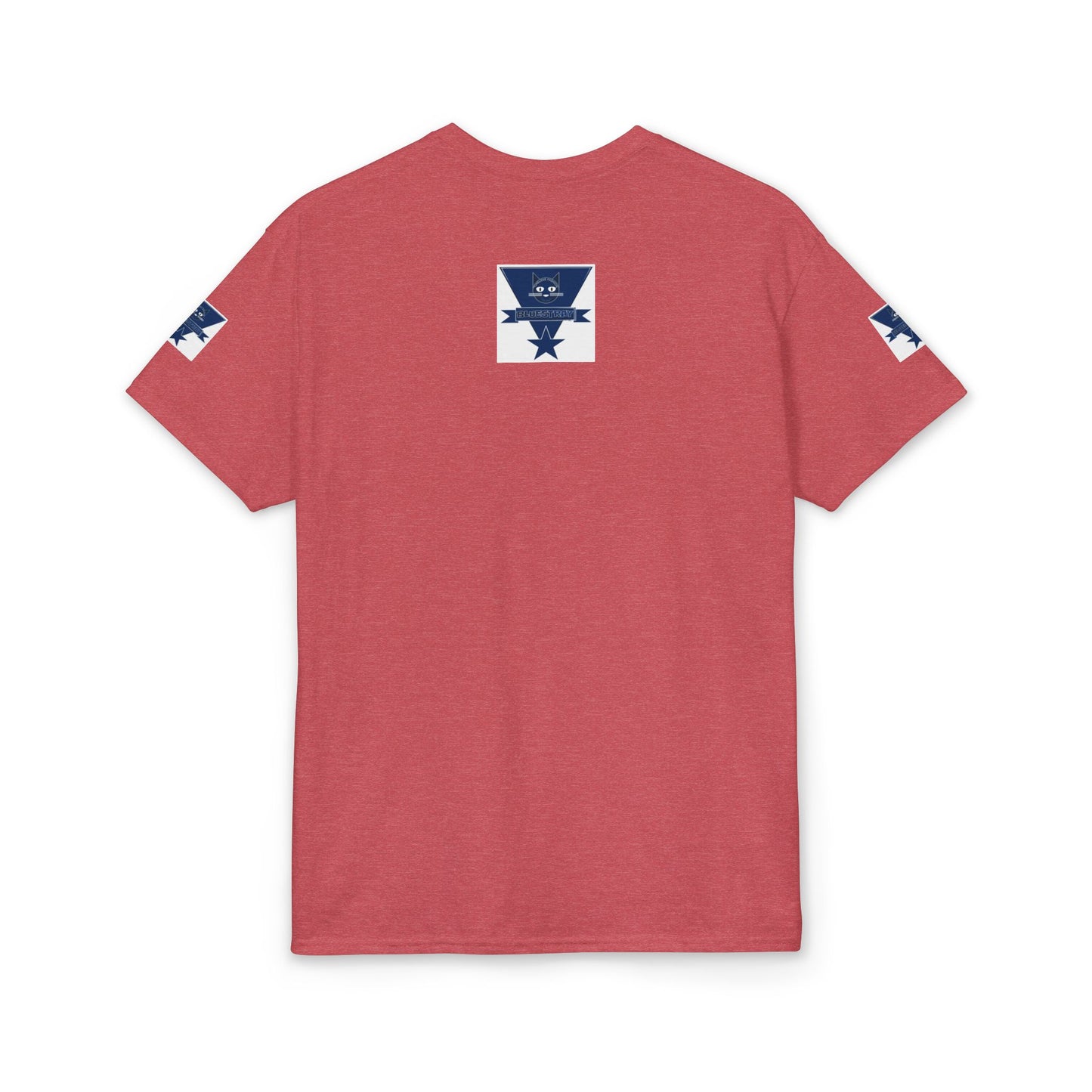 Bluestray Cat Graphic T-Shirt — Retro Star Logo Tee