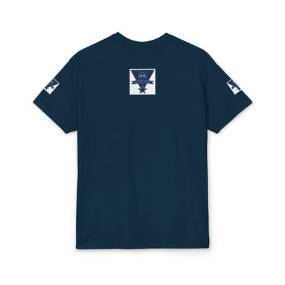 Bluestray Cat Graphic T-Shirt — Retro Star Logo Tee