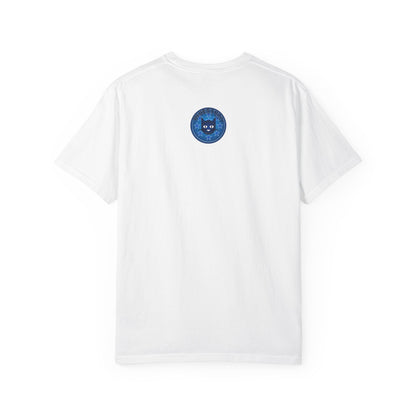 Bluestray Cat Graphic T-Shirt — Retro Star Emblem Tee