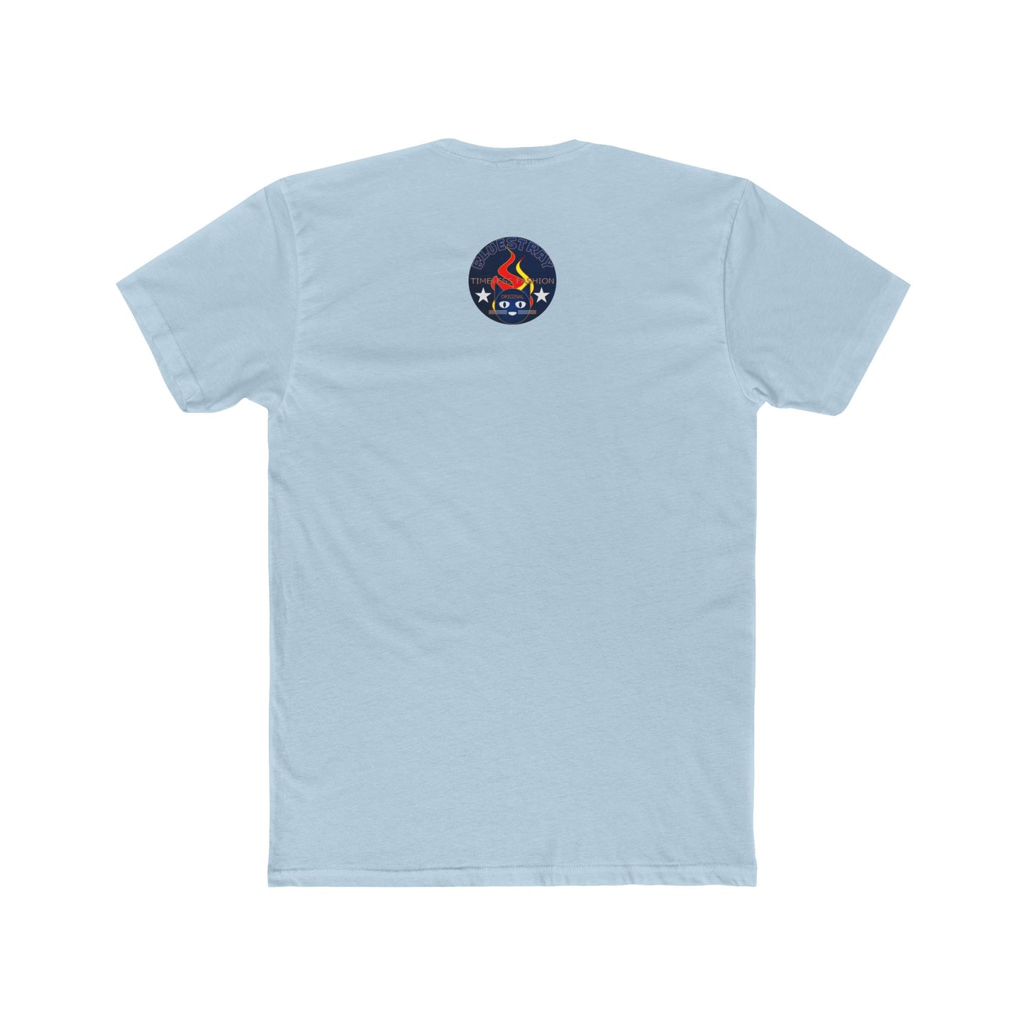 Retro Cat Flame Logo Tee — Bluestay Time & Motion Graphic T-Shirt