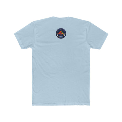 Retro Cat Flame Logo Tee — Bluestay Time & Motion Graphic T-Shirt