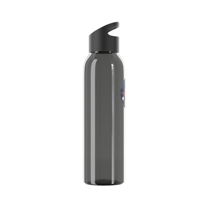 Sky Water Bottle — Clear Reusable Bottle with Nautical Bluestray Logo