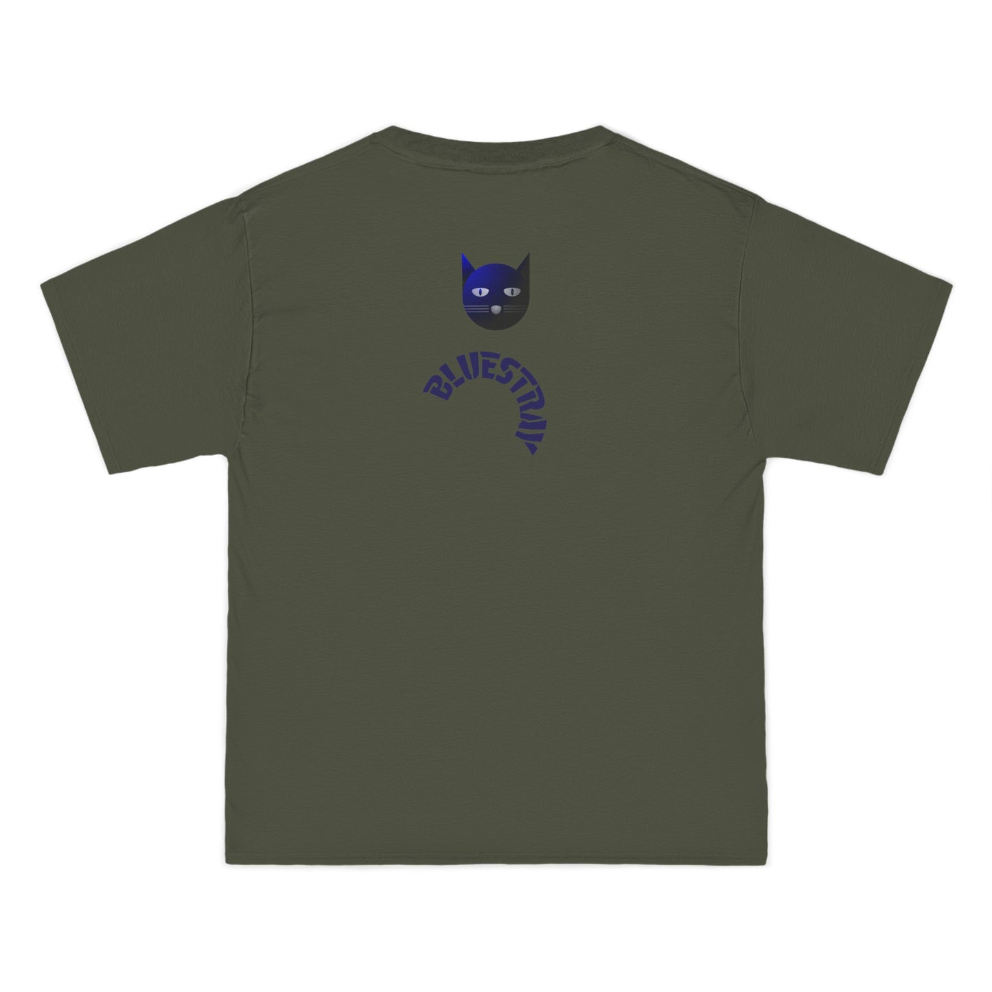 Bluestray Cat Graphic T-Shirt — 'BluesTown' Fashion Tee