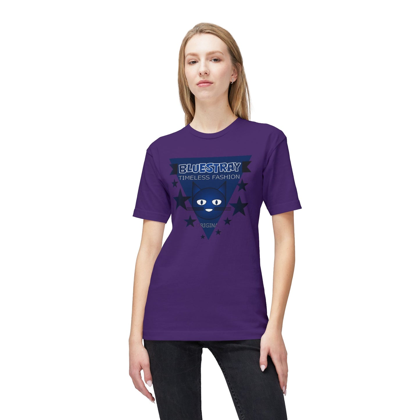 Bluestray Triangle Graphic T-Shirt — Timeless Fashion Cat Eyes Design
