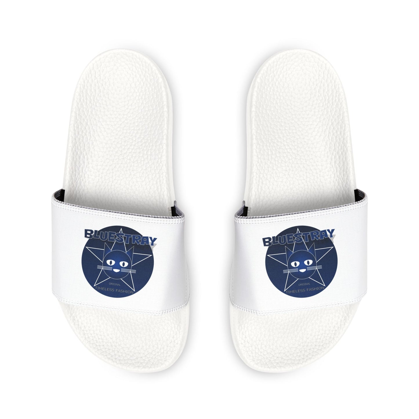 Women's Slide Sandals — Removable-Strap Bluestray Cat Logo Slides
