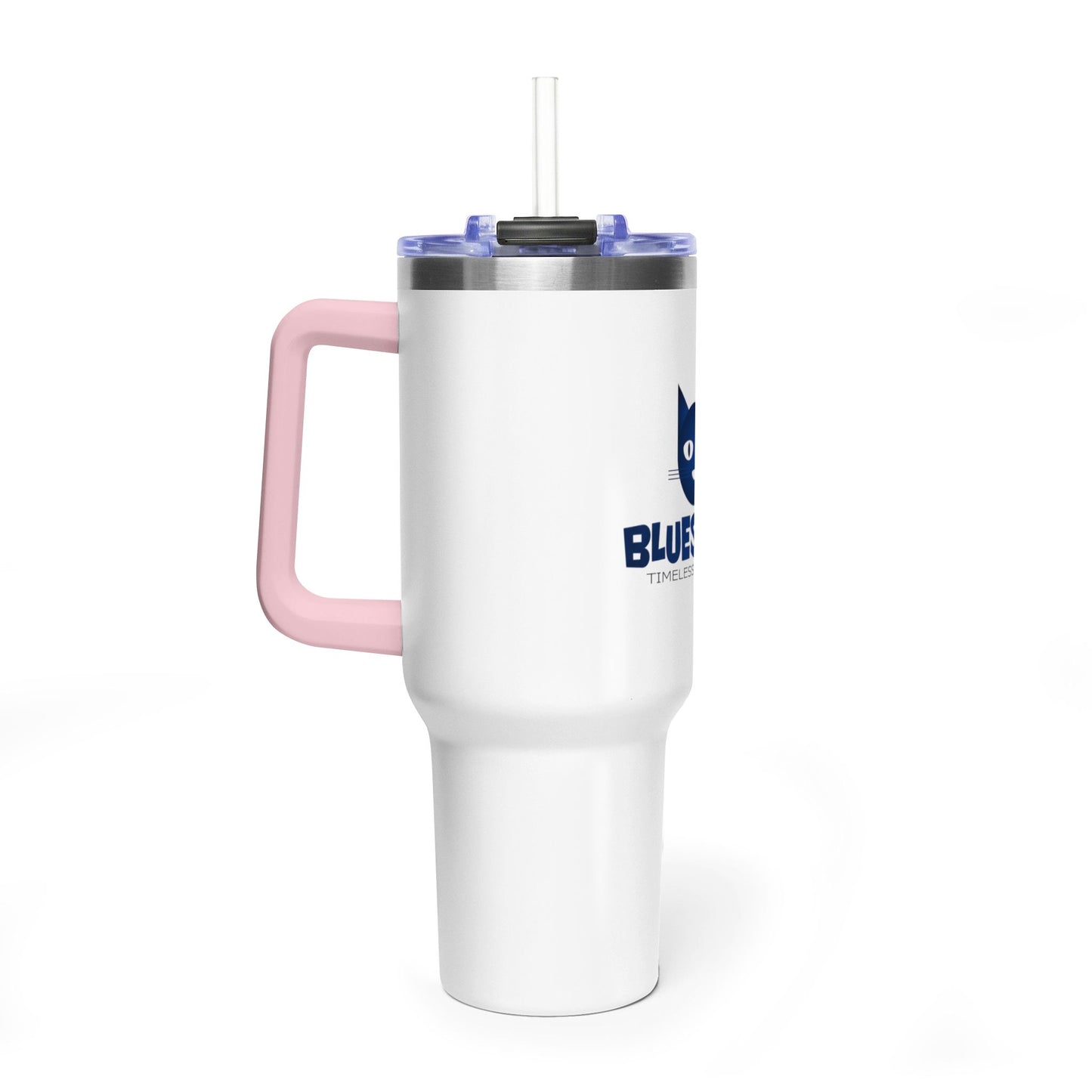 40oz Vacuum Tumbler — Bluestray Cat Logo Insulated Travel Mug
