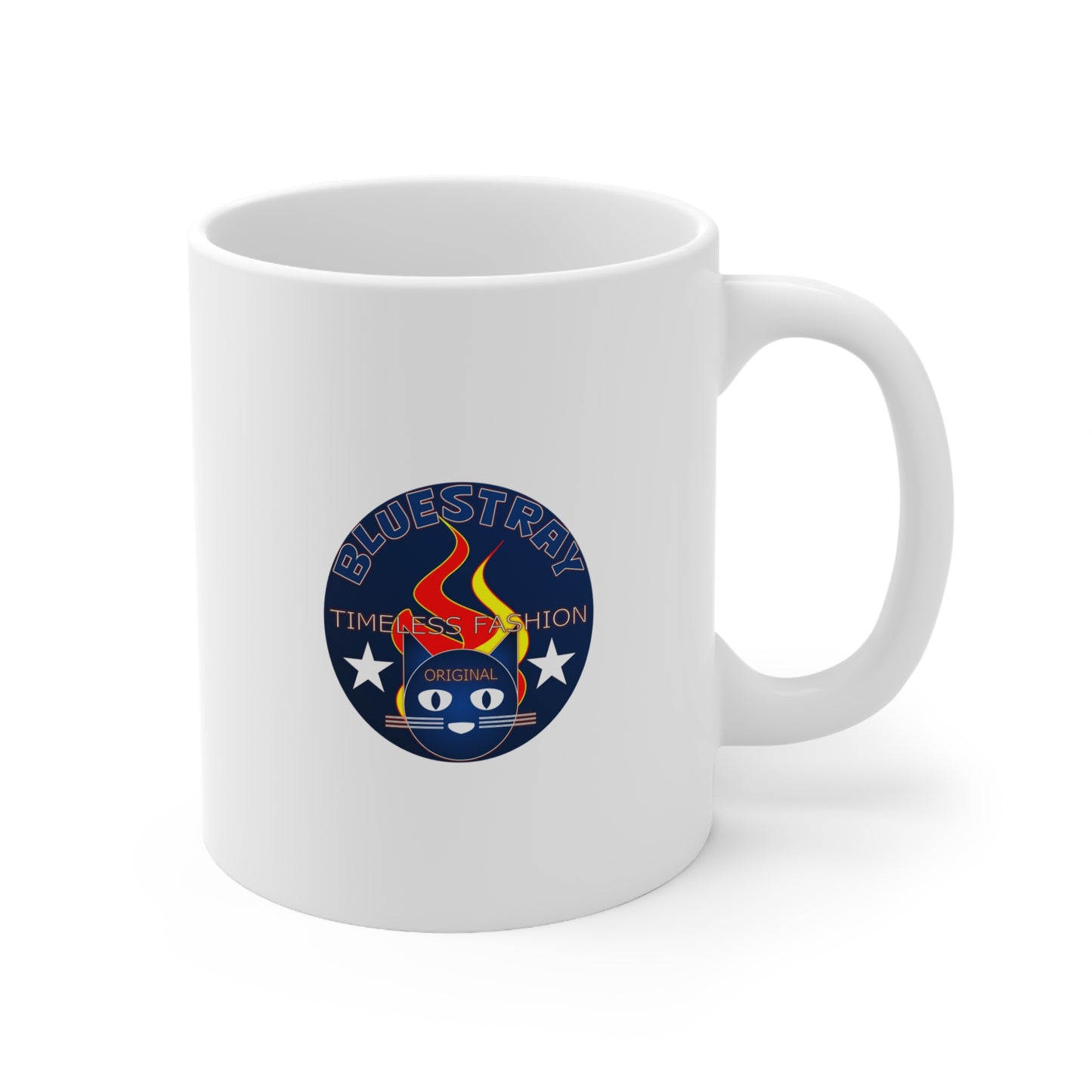 Coffee Mug — Bluestray Flame Logo Ceramic Mug (11oz & 15oz)