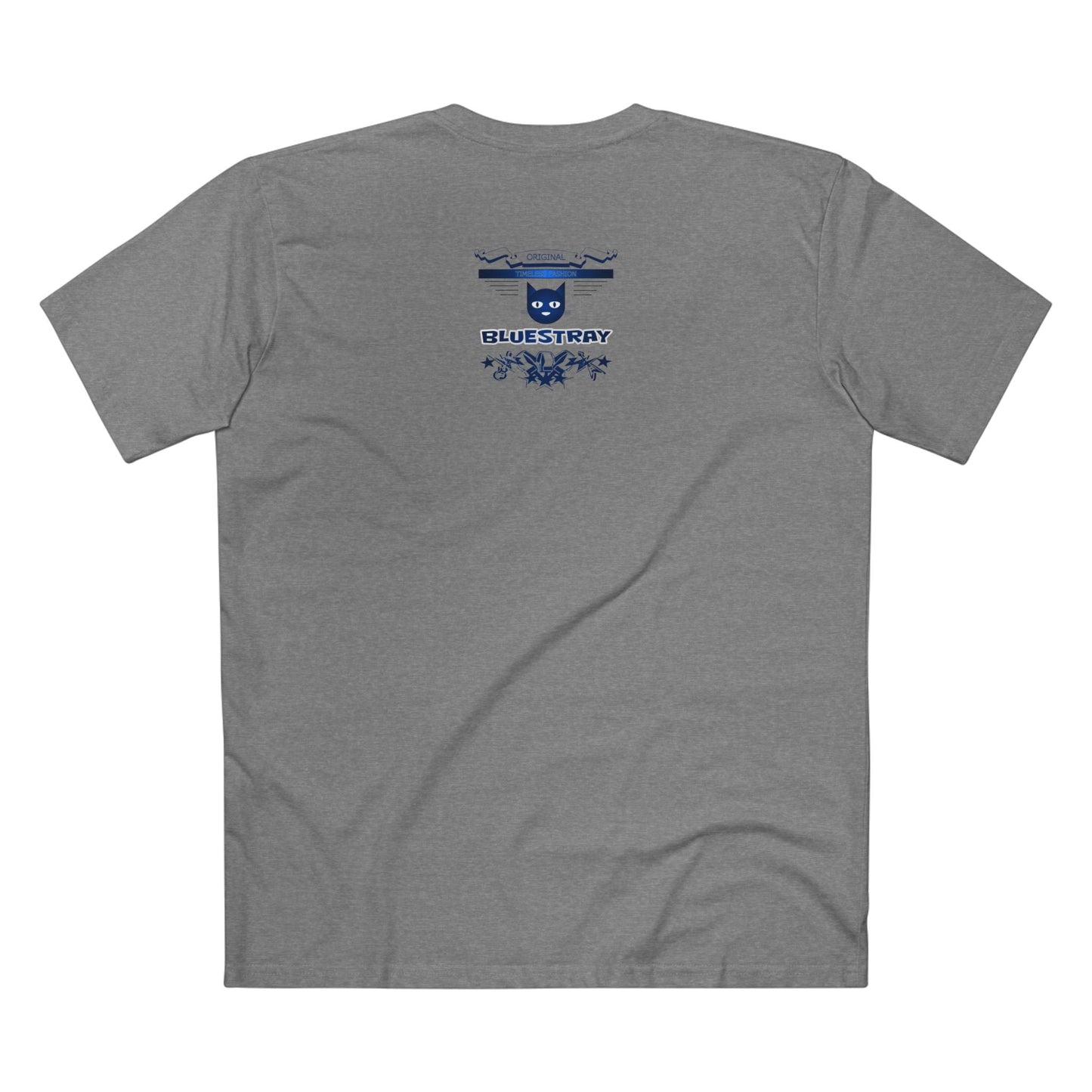 Bluestray Graphic Tee — Retro Cat Logo T-Shirt