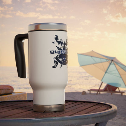 Bluestray Crest Travel Mug — 14oz Stainless Steel Insulated Tumbler with Handle