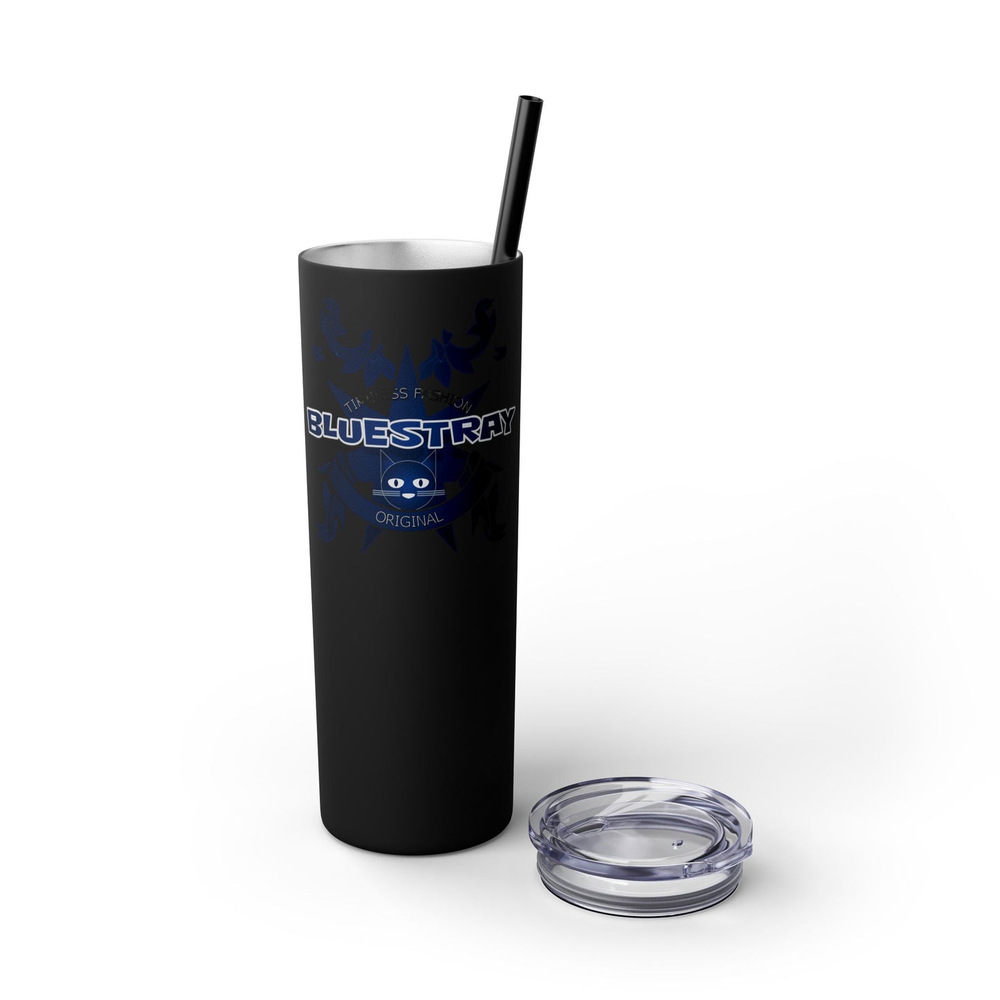 Bluestray Crab Skinny Tumbler — 20oz Stainless Travel Cup with Straw