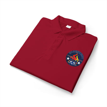Embroidered Firefighter Patch Polo — Men’s Bluestray Performance Work Shirt