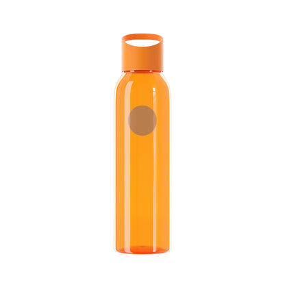 Bluestray Logo Water Bottle — Clear Reusable Bottle with Star & Flame Emblem