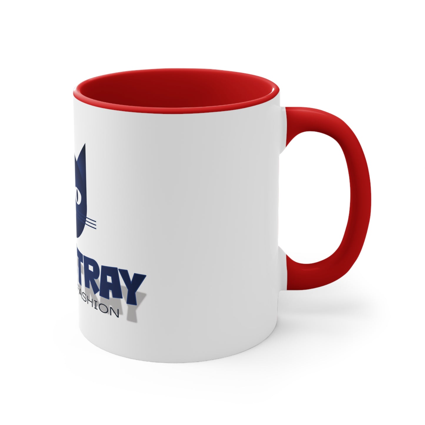Accent Mug — Bluestray Cat Logo Coffee Cup