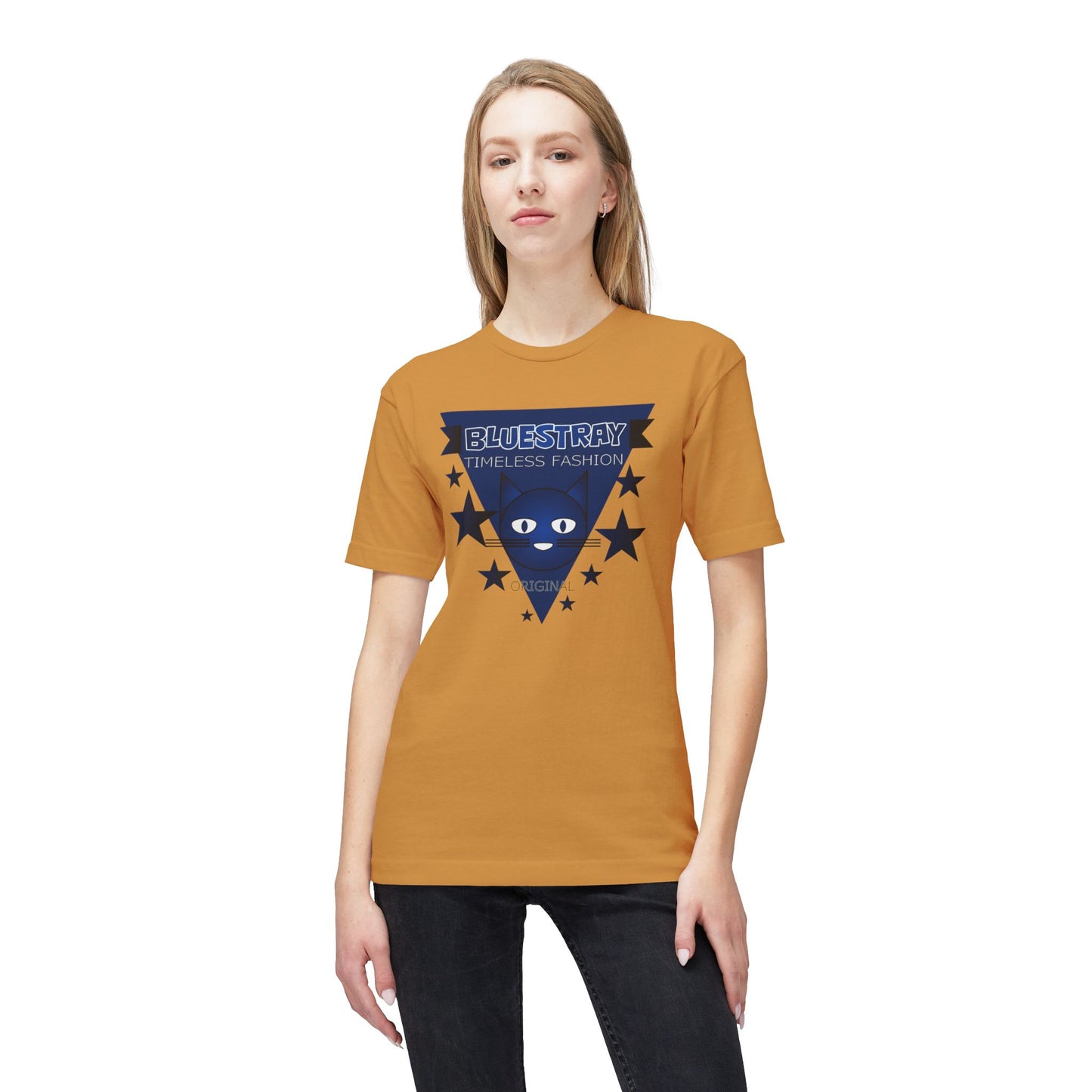 Bluestray Triangle Graphic T-Shirt — Timeless Fashion Cat Eyes Design