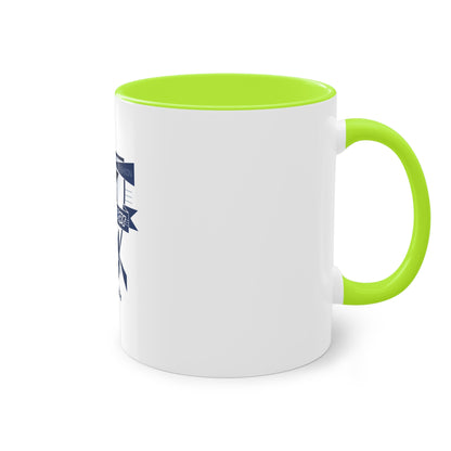 Bluestray Cat Crest Coffee Mug — Two-Tone 11oz