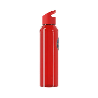 Sky Water Bottle — Clear Reusable Bottle with Nautical Bluestray Logo