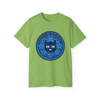 Bluestray Cat T‑Shirt — Blue Star Graphic Tee