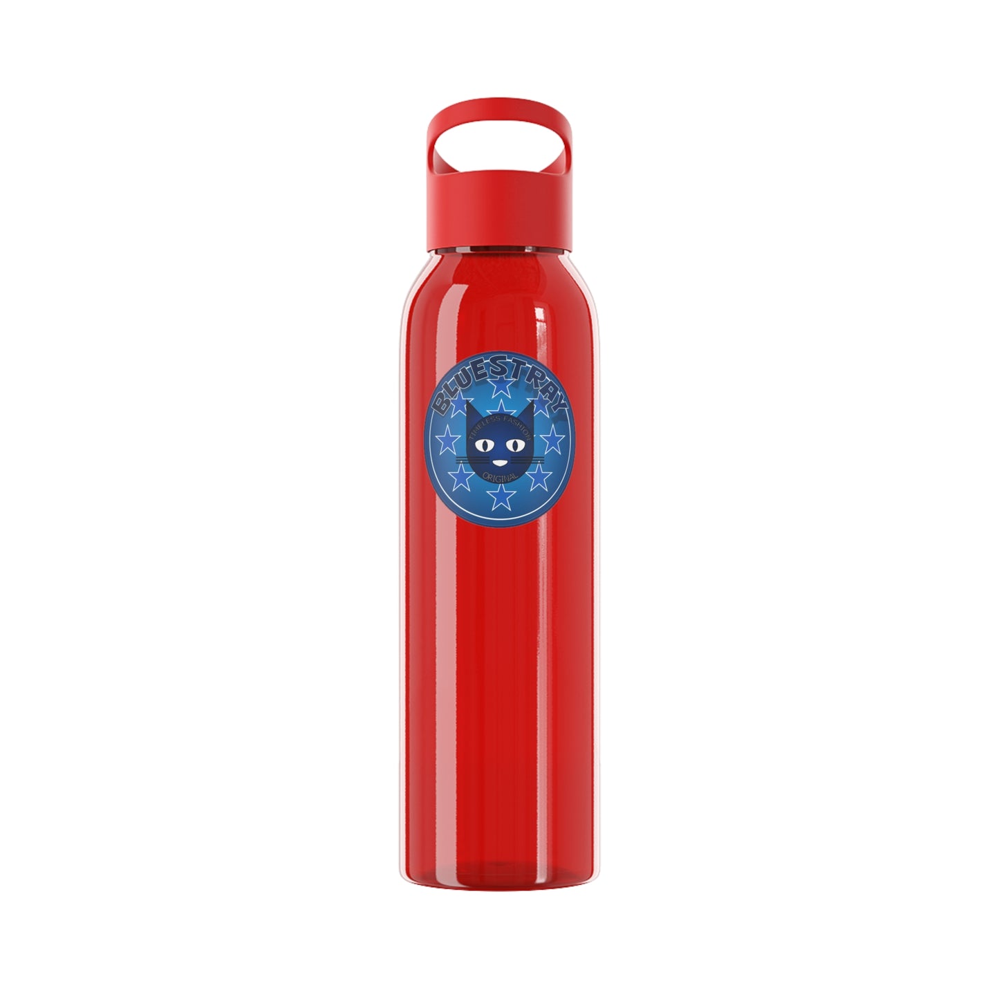 Bluestray Cat Water Bottle — Cute Sky-Themed Reusable Bottle