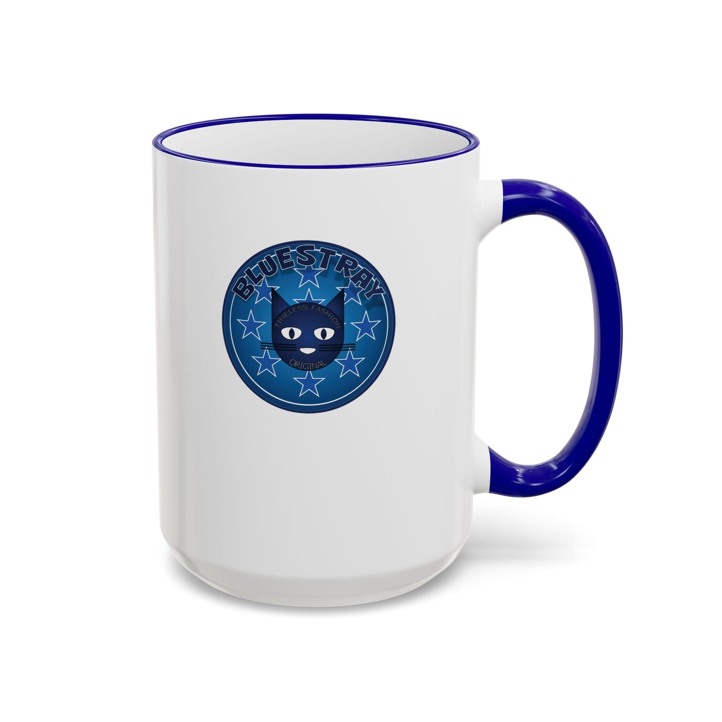 Bluestray Celtic Compass Accent Rim Mug — 11oz & 15oz Rustic Nautical Coffee Cup