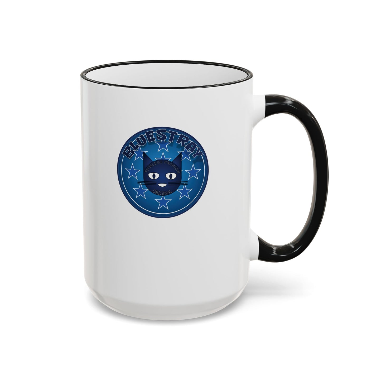 Bluestray Celtic Compass Accent Rim Mug — 11oz & 15oz Rustic Nautical Coffee Cup