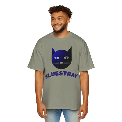 Bluestray Cat Tee — Graphic Men's Oversized T-Shirt