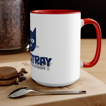 Accent Mug — Bluestray Cat Logo Coffee Cup