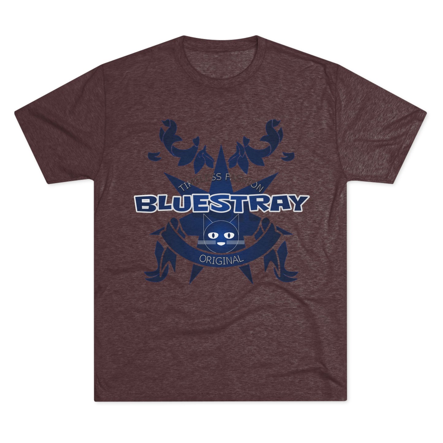 Bluestray Crab Graphic Tee — Nautical Cat Logo Short-Sleeve Shirt