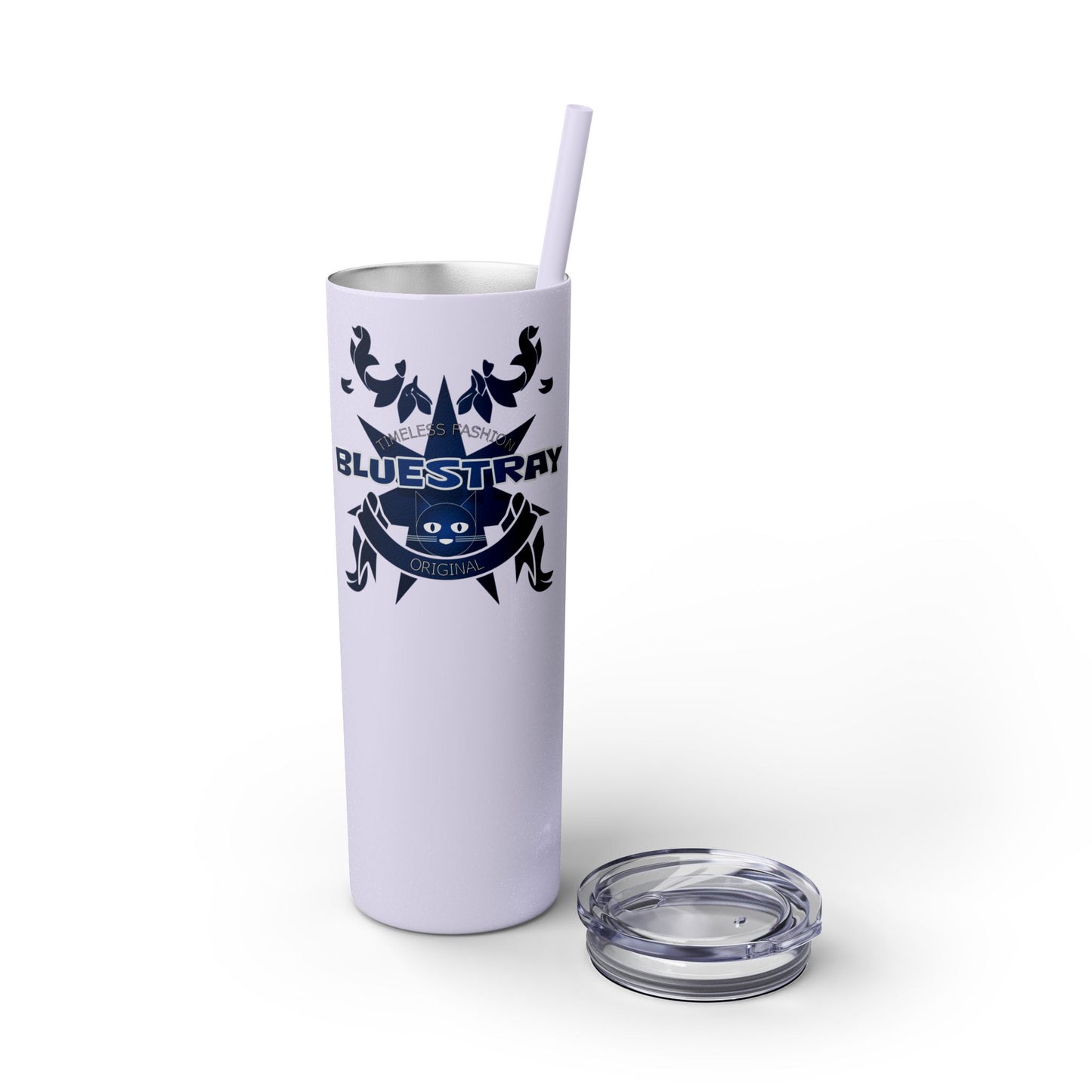 Bluestray Crab Skinny Tumbler — 20oz Stainless Travel Cup with Straw