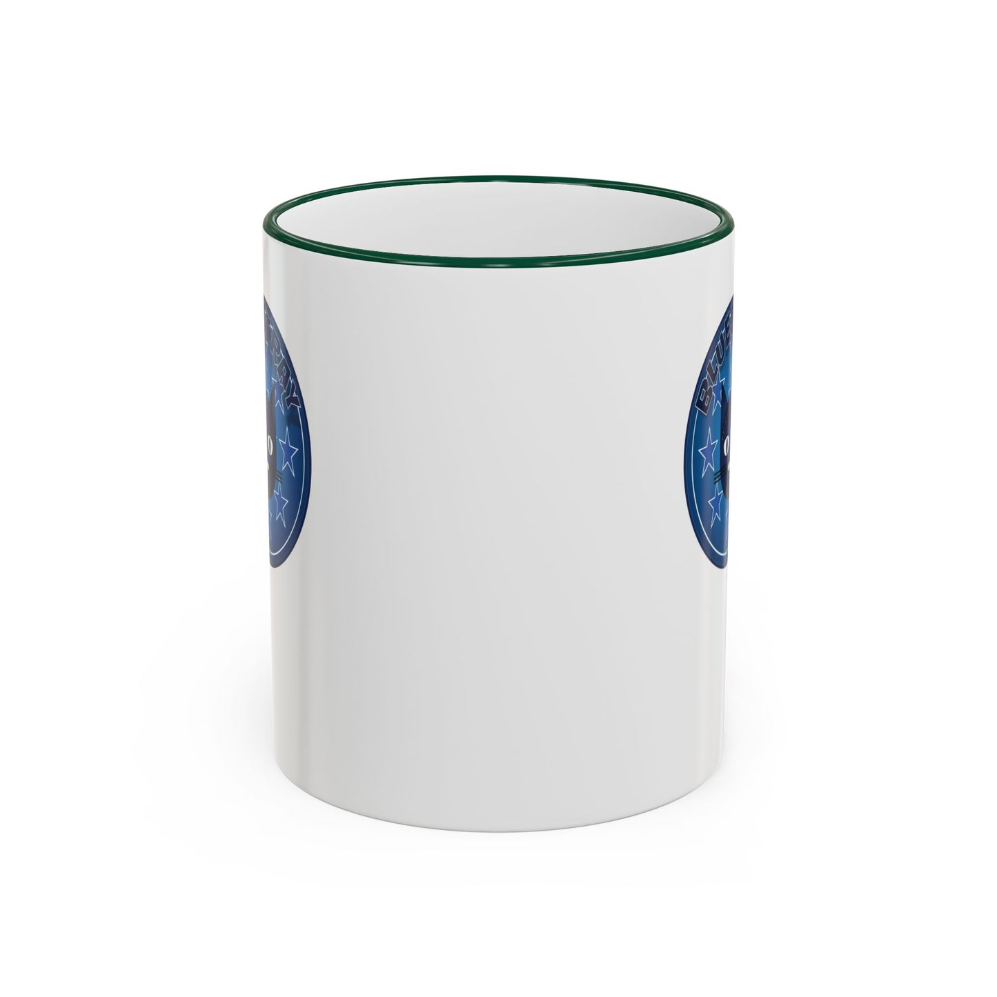 Bluestray Celtic Compass Accent Rim Mug — 11oz & 15oz Rustic Nautical Coffee Cup