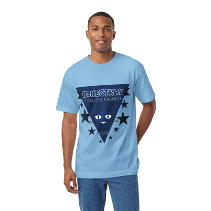 Bluestray Timeless Fashion Tee — Vintage Cat Triangle Logo T‑Shirt