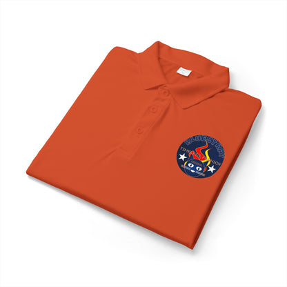 Embroidered Firefighter Patch Polo — Men’s Bluestray Performance Work Shirt