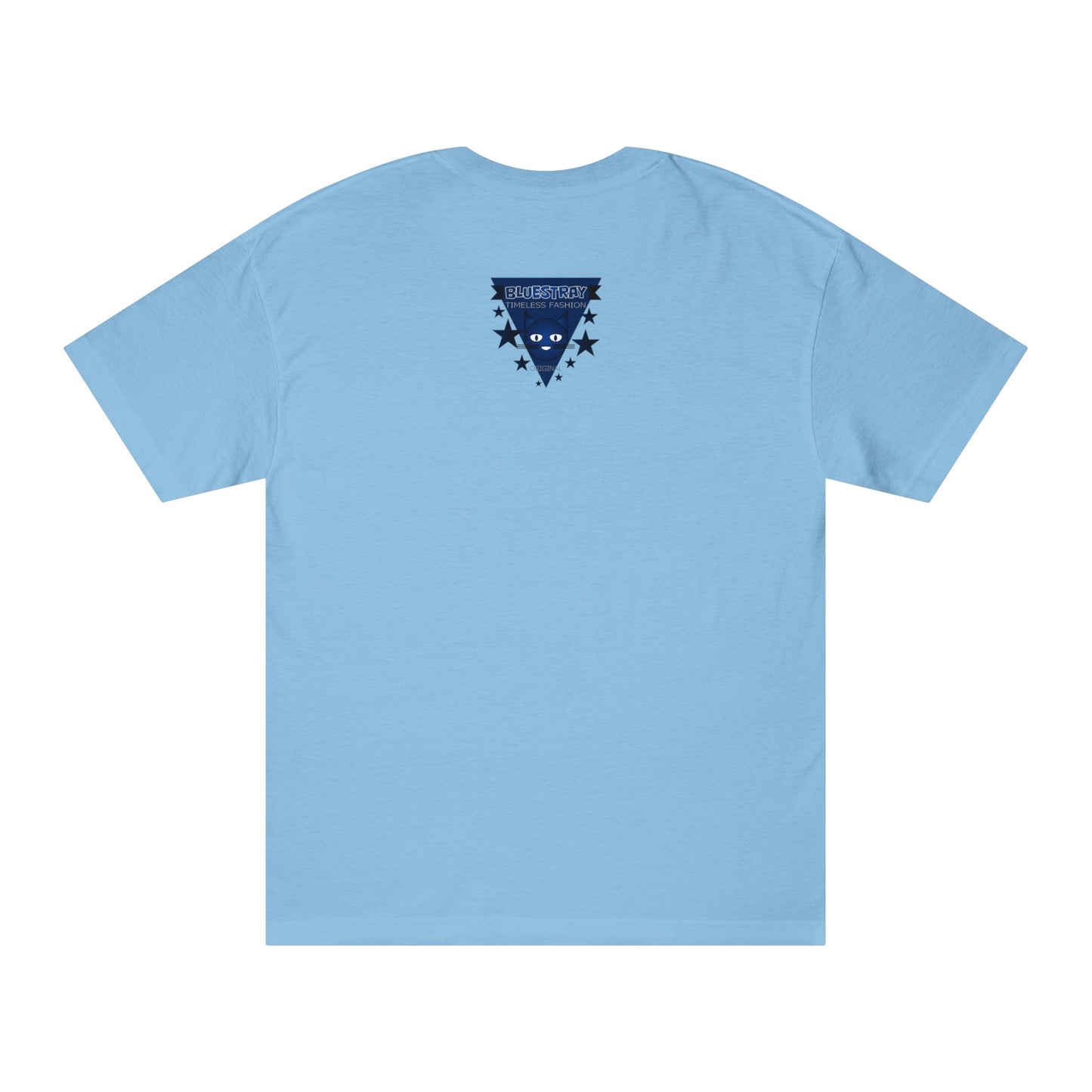 Bluestray Timeless Fashion Tee — Vintage Cat Triangle Logo T‑Shirt