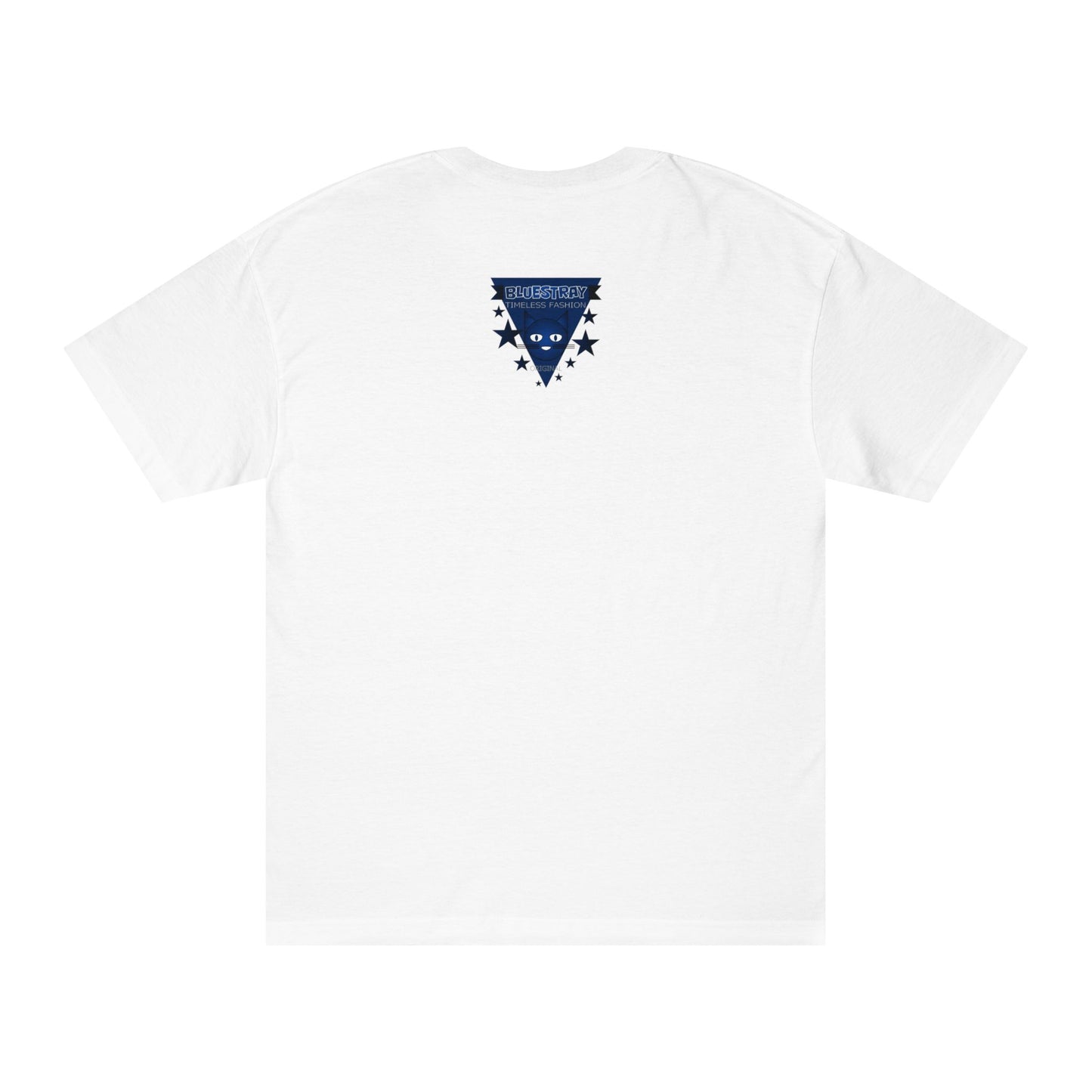 Bluestray Timeless Fashion Tee — Vintage Cat Triangle Logo T‑Shirt