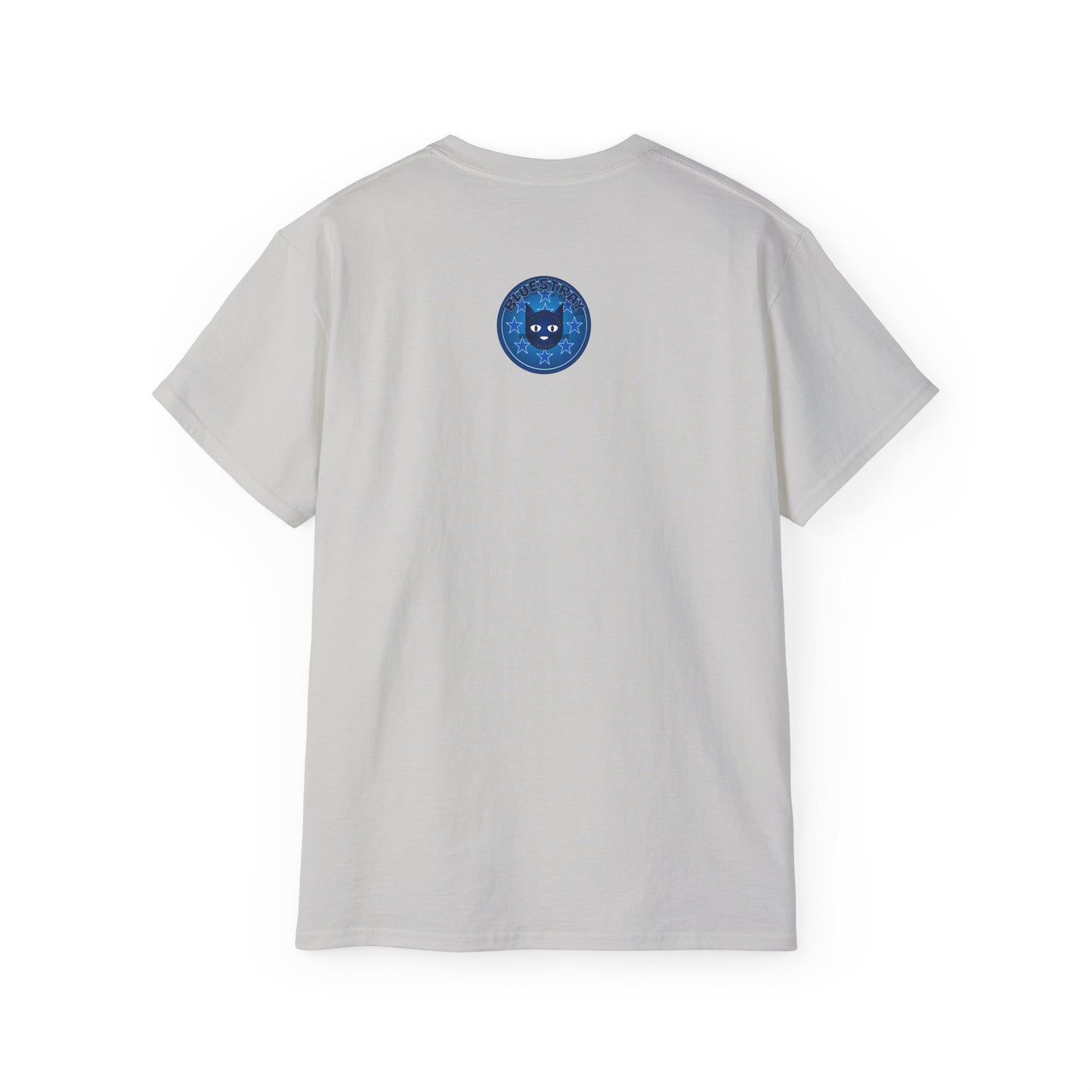Bluestray Cat T‑Shirt — Blue Star Graphic Tee