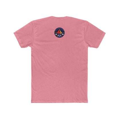 Retro Cat Flame Logo Tee — Bluestay Time & Motion Graphic T-Shirt