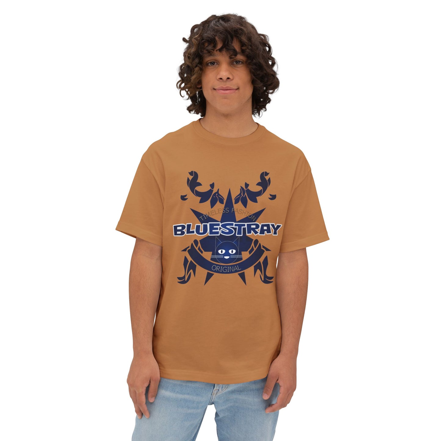 Bluestray Crab Graphic Tee — Oversized Boxy T‑Shirt